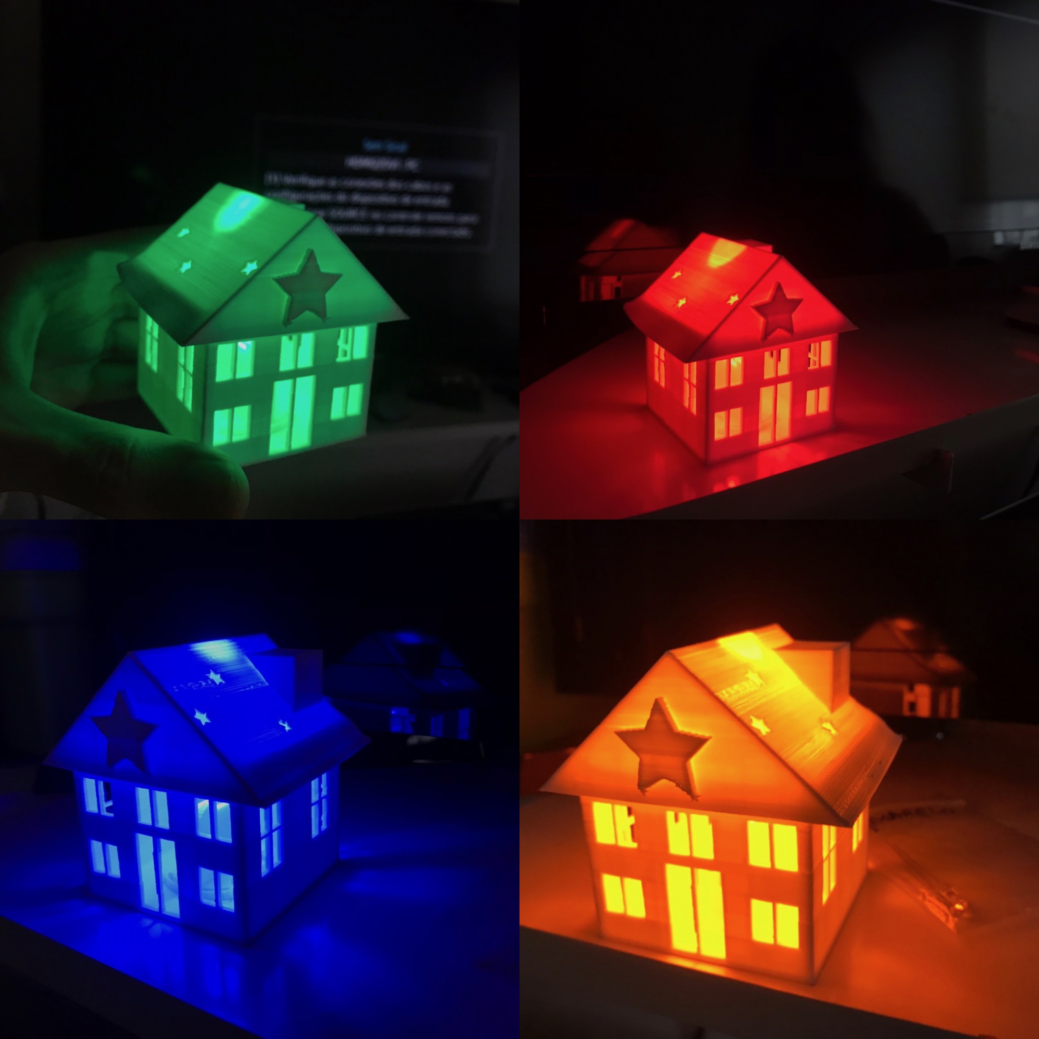 Casinhas de diversas cores