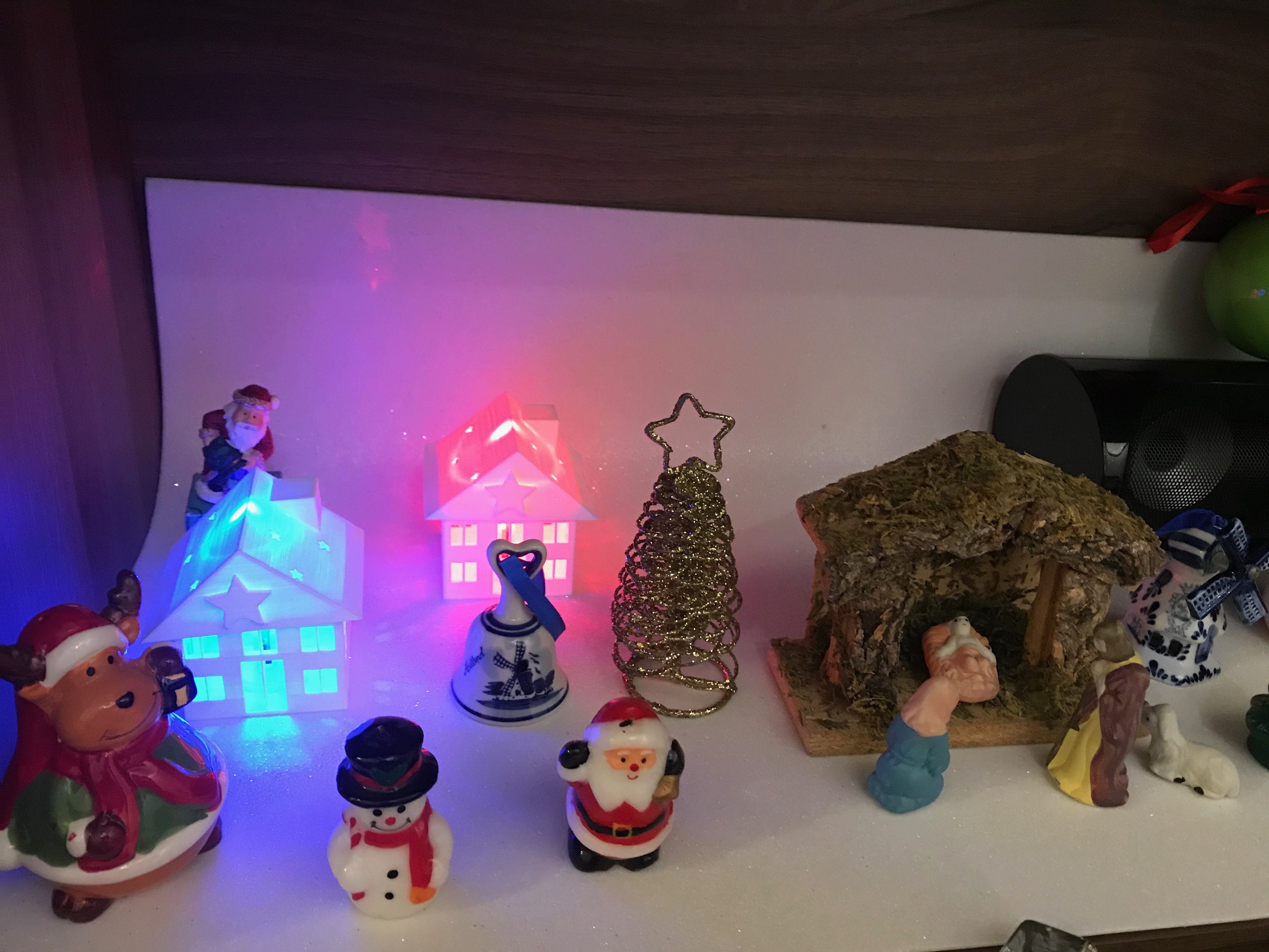 Outra decoração feita com casinhas