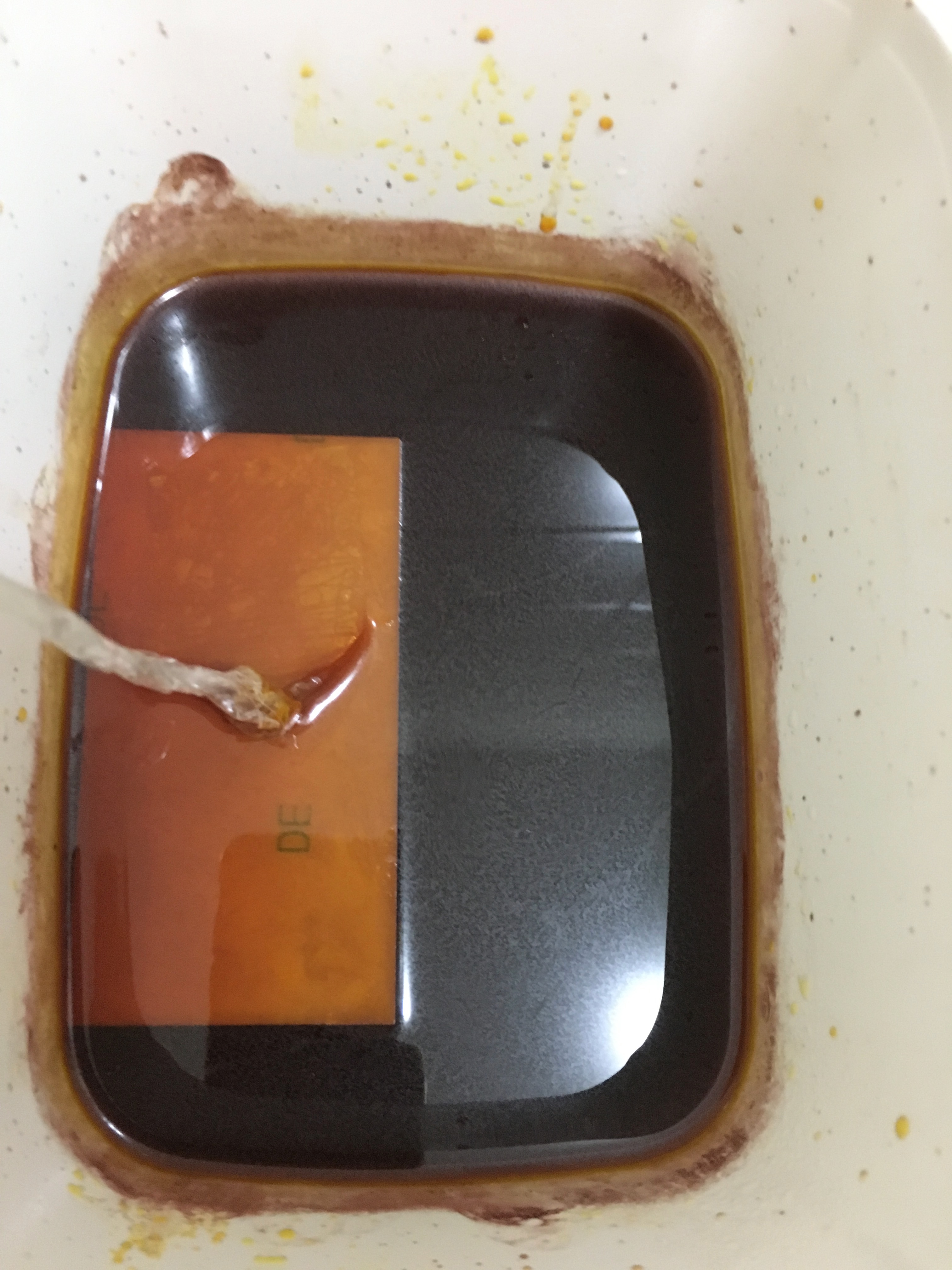 Preparação da placa em percloreto de ferro